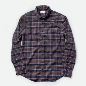 Taylor Stitch The Jack Shirt In Brushed Gray Plaid
